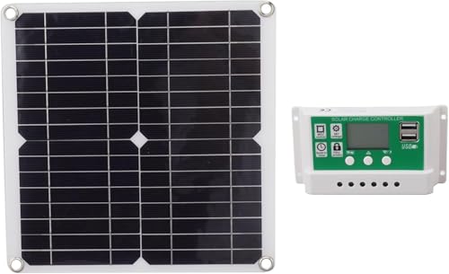 Werkzeuge Kompatibel mit Universelles Solarpanel-Kit, 12 W, Bleisäure-Lithiumbatterie zum Aufladen des Solarpanels für Campingautos und Boote von GUNQQIG