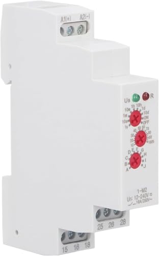 Werkzeuge Kompatibel mit Zeitrelais Multifunktionaler Zeitrelaisschalter AC DC 12 bis 240 V Werkzeuge Kompatibel mit Zeitrelais Multifunktionaler Zeitrelaisschalter AC DC 12 bis 240 V von GUNQQIG
