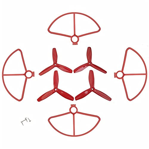 Zubehör 4 Stück Dreiblattpaddel + Schutzhülle für MJX B5W F20 Bugs 5W Vierachs-Flugzeugdrohne Schutzabdeckung Paddel Ersatzdrohnenpropeller Zubehör Zubehör 4 Stück Dreiblattpaddel + Schutzhülle für MJX B5W F20 Bugs 5W Vierachs-Flugzeugdrohne Schutzabdeckung Paddel Ersatzdrohnenpropeller Zubehör von GUNQQIG