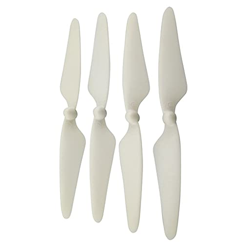 Zubehör 4X Kunststoff Propeller Prop CW CCW Fit H501S RC Racing Drone DIY(White) von GUNQQIG