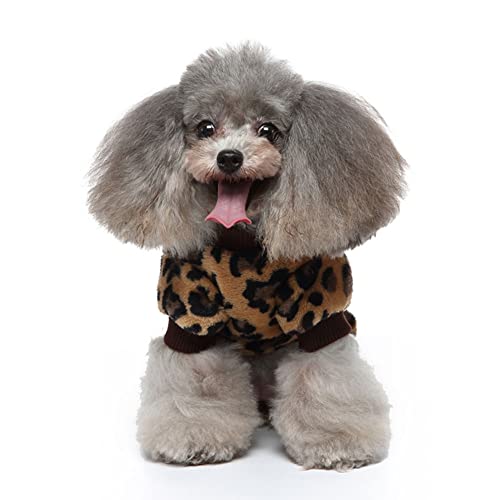 1Pc Pet Kostüm Süßer Druck Muster Welpen Pyjamas Pet Mantel Warme Kostüm für Hund Herbst Winter Pet Overall Weiche Welpen Plüsch Pyjamas Kleidung für Kleine Mittelgroße Hunde,Leopard,XL 1Pc Pet Kostüm Süßer Druck Muster Welpen Pyjamas Pet Mantel Warme Kostüm für Hund Herbst Winter Pet Overall Weiche Welpen Plüsch Pyjamas Kleidung für Kleine Mittelgroße Hunde,Leopard,XL von GUOCU