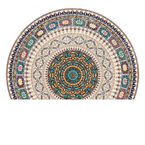 GUOCU Wohnzimmer Teppich rutschfeste Kurzflor Küchenteppich Und Balkon Teppich Waschbar Halbrunde Fußmatte Vordertürmatte Schmutzfangmatte,Farbe3,140x200CM von GUOCU
