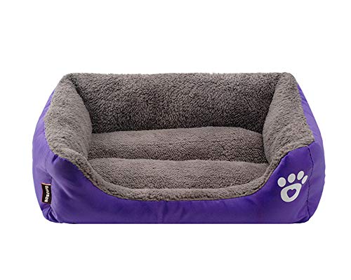 Hundebett Hundekorb Hundesofa Tierbett Für Kleine, Mittlere Und Grosse Hunde Waschbar Kuschelkissen Katzensofa Hundehöhle Katzenbett Für Kleine,Lila,M Hundebett Hundekorb Hundesofa Tierbett Für Kleine, Mittlere Und Grosse Hunde Waschbar Kuschelkissen Katzensofa Hundehöhle Katzenbett Für Kleine,Lila,M von GUOCU