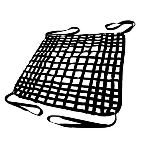 Flachschlingen-Hebenetz - Polyester-Hebenetz, Netz Zum Aufhängen Von Lasten, Hebenetzgurte, Lastenhebetasche, Reißfestes, Starkes, Lasttragendes Sicherheitsnetz, Lastennetz Für LKW Ladefläche(4 X 4M/M von GUODDM