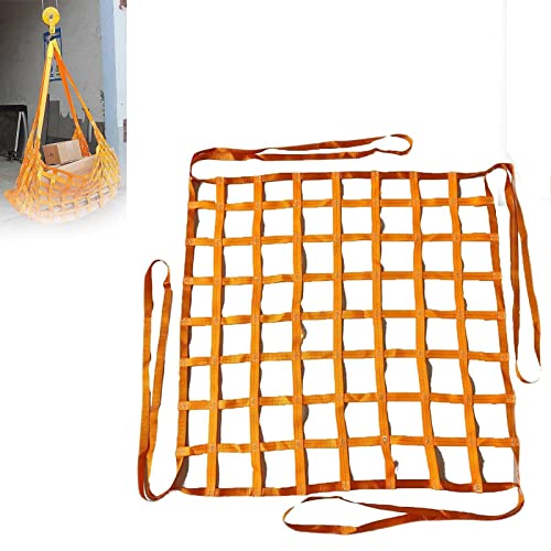 GUODDM Fences Sicherheits-Hebenetzgurte - Starkes, Tragendes Frachtnetz, Nylon-Schutznetz for Bootskrantaschen, Materialhandhabungsgurte, Reißfest(1 X 1M/Mesh 10cm/Load 300KG) von GUODDM