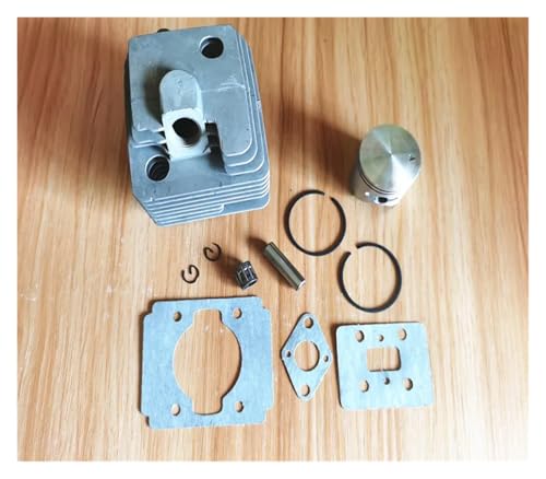 GUOFHUIO 1E34FB EB260 Zylinderkolbensatz 34 mm for 34FB-Motorgriffgebläse Heckenschneider Zylinderkolbenringstiftclip Lagerdichtung von GUOFHUIO