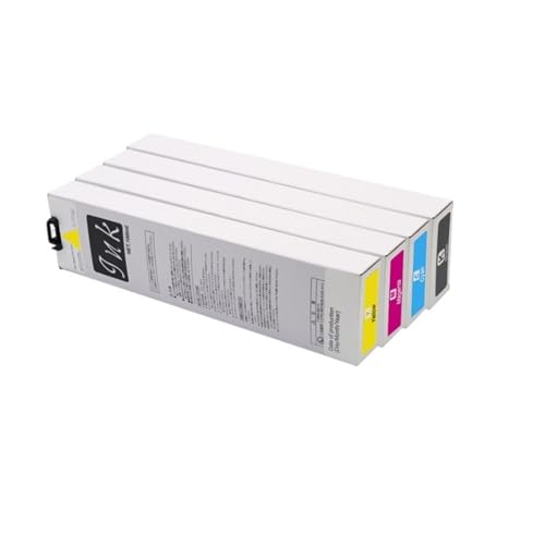 Tintenpatrone ohne Chip for Ri C-omcolor FW1230 FW2230 FW5230 FW5231 FW5000 5230 5231 5000, kompatibles Tintenpaket, 1000 ml, Gute Nachfüllung(1PC - Yellow) von GUOFHUIO