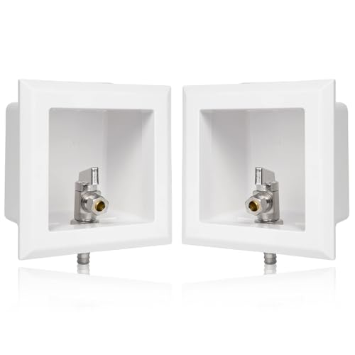 GUOFIS WC-Auslaufbox mit Kugelhahn mit 1/4-Umdrehung, 1,27 cm Widerhaken, Crimp Pex Anschlusseinlass, 1 Stück GUOFIS WC-Auslaufbox mit Kugelhahn mit 1/4-Umdrehung, 1,27 cm Widerhaken, Crimp Pex Anschlusseinlass, 1 Stück von GUOFIS