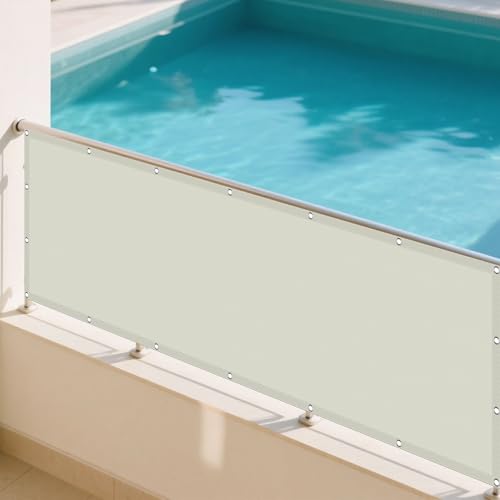 Sonnensegel Rechteckig 485 x 590 cm Rechteckig Wasserdicht 98% UV Schutz Sonnenschutz Windschutz Vielen Größen mit Spannseilen für Garten Balkon, Beige Sonnensegel Rechteckig 485 x 590 cm Rechteckig Wasserdicht 98% UV Schutz Sonnenschutz Windschutz Vielen Größen mit Spannseilen für Garten Balkon, Beige von GUOGHUI