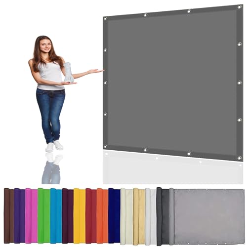 Sun Segel Sonnensegel 2.7 x 3.2 m Wasserabweisend Windabweisend Terrassendach Sichtschutz Vielen Größen mit Spannseilen für Patio Balkon Terrasse Camping, Hellgrau Sun Segel Sonnensegel 2.7 x 3.2 m Wasserabweisend Windabweisend Terrassendach Sichtschutz Vielen Größen mit Spannseilen für Patio Balkon Terrasse Camping, Hellgrau von GUOGHUI