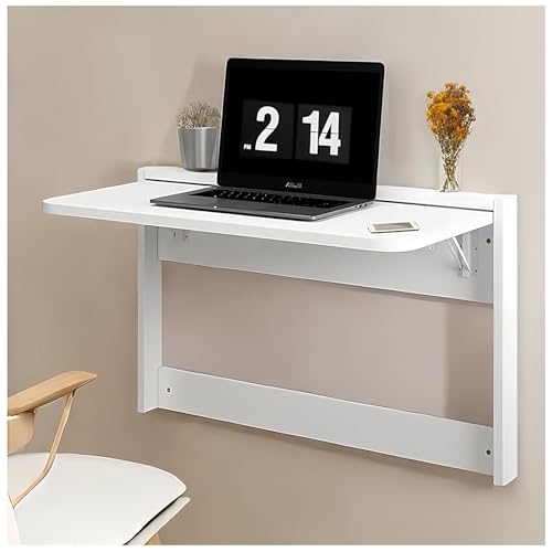 Floating Desk for Small Spaces, Wall Mounted Drop-Leaf Table Wall Mounted Folding Table Multifunctional Computer Workstation In Hom Floating Desk for Small Spaces, Wall Mounted Drop-Leaf Table Wall Mounted Folding Table Multifunctional Computer Workstation In Hom von GUOGLZ
