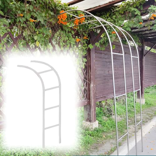 GUOGLZ Rankhilfe Halbbogen, Verzinkt RosenHalbbogen, GartenTorbogen Metall Stabil Rosenbögen, Für Hochzeit Partys(70 * 240cm(2.3 * 7.9ft)) von GUOGLZ