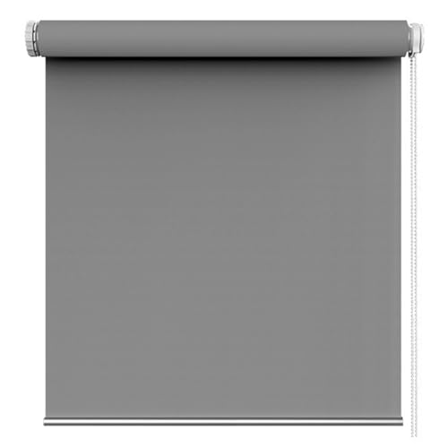 Ohne Bohren Duo Rollos 70 x 240 cm Lichtfilterung/Wasserdicht/Anti, Fensterrollo innen ohne Bohren, Verdunkelungsrollo für Rollo Dachfenster, für Alle Türen und Fenster, Hellgrau von GUOGUI