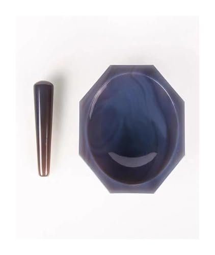 GUOHUIZHANG 1 Set 30 mm bis 130 mm Karneol-Mörser und Stößel und natürlicher Mörser mit Stößel (Innendurchmesser 70 mm) von GUOHUIZHANG