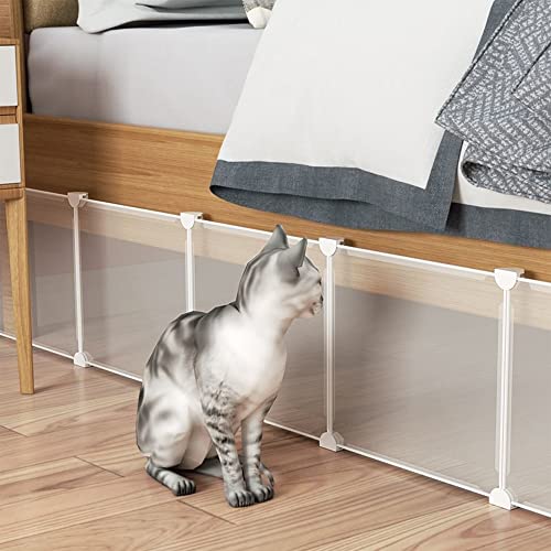 Blocker unter der Couch, Blocker unter dem Bett for Haustiere, Spielzeugblocker for unter der Couch, transparenter Blocker unter dem Bett, um zu verhindern, dass Spielzeug von Haustieren unter das Bet von guoiooi