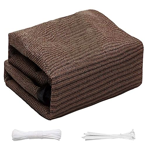 Balkon Sichtschutz Balkonabdeckung 95 x 1000 cm Wind HDPE UV-Schutz Balkon Sichtschutz Balkonverkleidung mit Ösen und Kabelbinder für Garten Balkon Terrasse Outdoor, Braun Balkon Sichtschutz Balkonabdeckung 95 x 1000 cm Wind HDPE UV-Schutz Balkon Sichtschutz Balkonverkleidung mit Ösen und Kabelbinder für Garten Balkon Terrasse Outdoor, Braun von GUOJUN