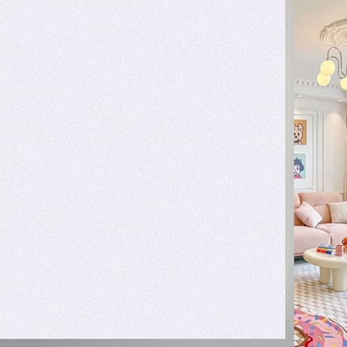 Fensterfolie Blickdicht Selbsthaftende Sichtschutzfolie Fenster Dekofolie 80 x 100 cm Statisch Haftend Ohne Klebstoff Anti UV Sonnenschutz für Büro Bad Duschkabine, weiß matt Fensterfolie Blickdicht Selbsthaftende Sichtschutzfolie Fenster Dekofolie 80 x 100 cm Statisch Haftend Ohne Klebstoff Anti UV Sonnenschutz für Büro Bad Duschkabine, weiß matt von GUOJUN