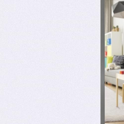 Fensterfolie Sichtschutzfolie Sichtschutz 110 x 400 cm UV Schutz Blickschutz Sichtschutz Selbsthaftend für Wohnzimmer Küche Büro, weiß matt Fensterfolie Sichtschutzfolie Sichtschutz 110 x 400 cm UV Schutz Blickschutz Sichtschutz Selbsthaftend für Wohnzimmer Küche Büro, weiß matt von GUOJUN