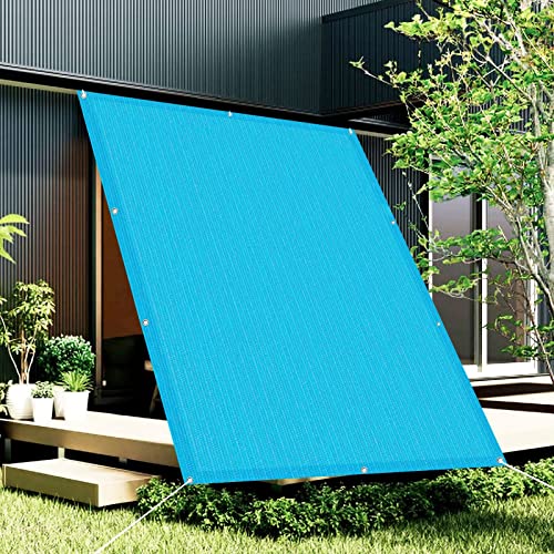 Sonnensegel 2.8 x 3 m Wetterbeständig atmungsaktiv Windschutz Überdachung Plane mit Kabelbinder Ohne Bohren für Garten Balkon Terrasse, Blau Sonnensegel 2.8 x 3 m Wetterbeständig atmungsaktiv Windschutz Überdachung Plane mit Kabelbinder Ohne Bohren für Garten Balkon Terrasse, Blau von GUOJUN