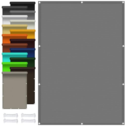 Sonnensegel 550 x 720 cm Wasserdicht Rechteckig Sonnenschutz Windschutz Sonnensegel Sonnenschutz Windschutz mit Ösen Und Kordel, Nach Mass für Balkon Terrasse Garten, Hellgrau Sonnensegel 550 x 720 cm Wasserdicht Rechteckig Sonnenschutz Windschutz Sonnensegel Sonnenschutz Windschutz mit Ösen Und Kordel, Nach Mass für Balkon Terrasse Garten, Hellgrau von GUOJUN