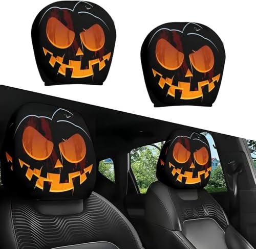 GUOLEIOO Auto Sitzbezüge Auto Kopfstütze für Autositze, für Toyota Corolla Cross Zubehör Lustig Kopfstützenbezug Set, Atmungsaktiver Kopfstützenbsezug,E-1Pair von GUOLEIOO