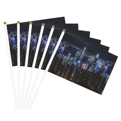 Aerial Night of View Hong Kong Print Convenience Handheld Flags Lightweight Flags Party Parade Events Festivals Decor Aerial Night of View Hong Kong Print Convenience Handheld Flags Lightweight Flags Party Parade Events Festivals Decor von GUOLGP