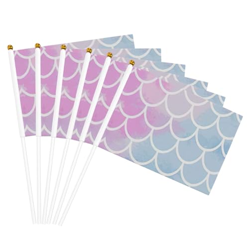 Bunte Meerjungfrauen-Flaggen, leicht, für Partys, Paraden, Veranstaltungen, Festivals, Dekorationen Bunte Meerjungfrauen-Flaggen, leicht, für Partys, Paraden, Veranstaltungen, Festivals, Dekorationen von GUOLGP