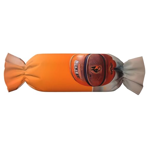 GUOLGP Zylindrisches, hautfreundliches Kissen mit Basketball-Aufdruck, Samt, für Schlafzimmer, Reisen, Lounging GUOLGP Zylindrisches, hautfreundliches Kissen mit Basketball-Aufdruck, Samt, für Schlafzimmer, Reisen, Lounging von GUOLGP