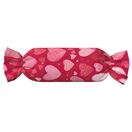 GUOLGP Zylindrisches, hautfreundliches Kissen mit Valentinstag-Druck, Samt, für Schlafzimmer, Reisen, Lounging GUOLGP Zylindrisches, hautfreundliches Kissen mit Valentinstag-Druck, Samt, für Schlafzimmer, Reisen, Lounging von GUOLGP