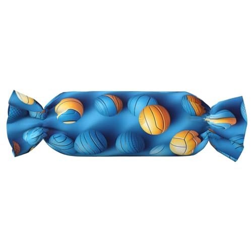 GUOLGP Zylindrisches, hautfreundliches Kissen mit Volleyball-Druck, Samt, für Schlafzimmer, Reisen, Lounging GUOLGP Zylindrisches, hautfreundliches Kissen mit Volleyball-Druck, Samt, für Schlafzimmer, Reisen, Lounging von GUOLGP
