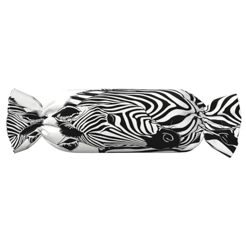 GUOLGP Zylindrisches, hautfreundliches Kissen mit Zebramuster, Samt, für Schlafzimmer, Reisen, Lounging GUOLGP Zylindrisches, hautfreundliches Kissen mit Zebramuster, Samt, für Schlafzimmer, Reisen, Lounging von GUOLGP