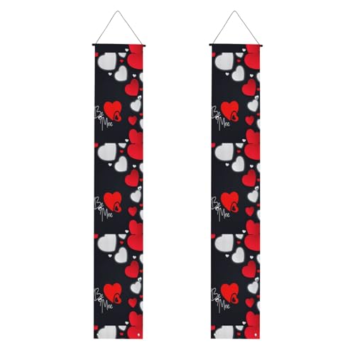 Happy Valentine's Day Print Decor Banner Hintergrund Congrats Door Suitable Indoor Outdoor Use Easy Installation von GUOLGP