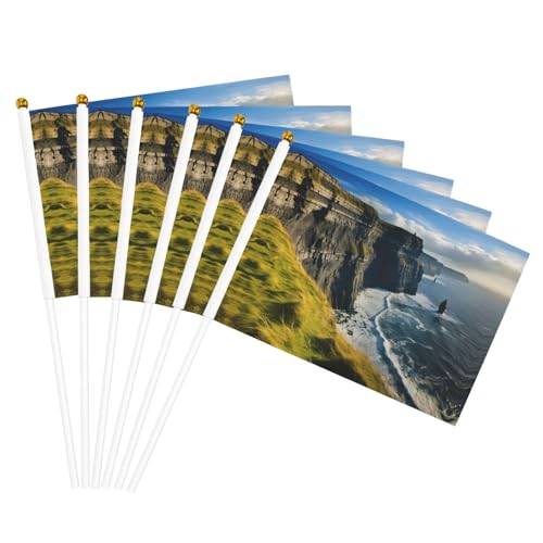 Irland Outdoor County Clare The Cliffs Print Convenience Handheld Flags Lightweight Flags Party Parade Events Festivals Decor Irland Outdoor County Clare The Cliffs Print Convenience Handheld Flags Lightweight Flags Party Parade Events Festivals Decor von GUOLGP