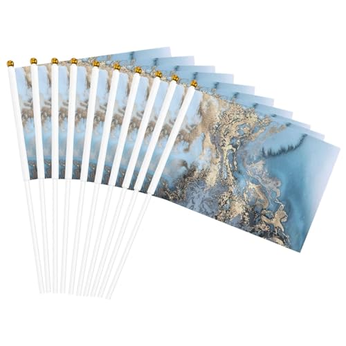 Marmor Drucken Bequemlichkeit Handflaggen Leichte Flaggen Party Parade Events Festivals Dekor von GUOLGP