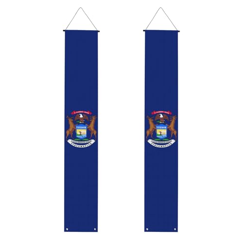 Michigan State Flag Print Decor Banner Hintergrund Congrats Door Suitable Indoor Outdoor Use Easy Installation Michigan State Flag Print Decor Banner Hintergrund Congrats Door Suitable Indoor Outdoor Use Easy Installation von GUOLGP
