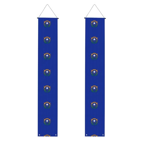 Nevada State Flag Print Decor Banner Hintergrund Congrats Door Suitable Indoor Outdoor Use Easy Installation von GUOLGP