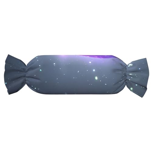 Zylindrisches, hautfreundliches Kissen, Galaxie, Sternenhimmel, violett, Sternenmotiv, Samt, für Schlafzimmer, Reisen, Lounging Zylindrisches, hautfreundliches Kissen, Galaxie, Sternenhimmel, violett, Sternenmotiv, Samt, für Schlafzimmer, Reisen, Lounging von GUOLGP