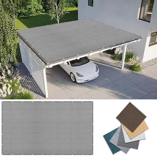 Sonnensegel Atmungsaktiv Nach Maß 180 x 390 cm Rechteckig Atmungsaktiv 98% UV Schutz Outdoor Schattiernetz mit Ösen mit Ösen Ohne Bohren mit Seil für Garten Terrasse, Hellgrau Sonnensegel Atmungsaktiv Nach Maß 180 x 390 cm Rechteckig Atmungsaktiv 98% UV Schutz Outdoor Schattiernetz mit Ösen mit Ösen Ohne Bohren mit Seil für Garten Terrasse, Hellgrau von GUOLIXIA