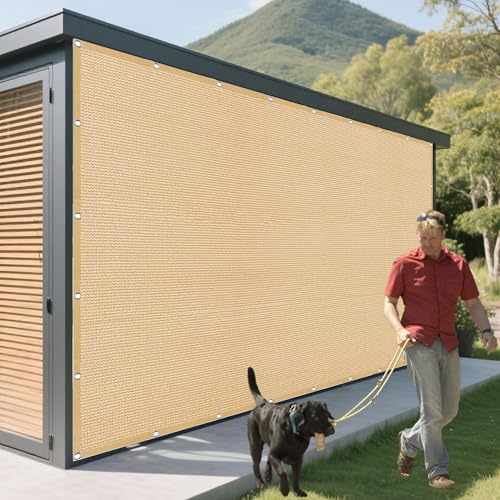 Sonnensegel Atmungsaktiv Rechteckig mit Ösen 575 x 644 cm Rechteckig Atmungsaktiv 98% UV Schutz Segel Baldachin Segeltuch Vielen Größen mit Spannseilen für Balkon Terrasse, Sandgelb Sonnensegel Atmungsaktiv Rechteckig mit Ösen 575 x 644 cm Rechteckig Atmungsaktiv 98% UV Schutz Segel Baldachin Segeltuch Vielen Größen mit Spannseilen für Balkon Terrasse, Sandgelb von GUOLIXIA