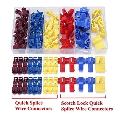 0.5-6mm Isolierte Schnell Splice-Draht-Verbindungs Crimp Terminals 22-10 AWG Kit Kabel Steckverbinder Terminal Kit,Kompakt und leicht 0.5-6mm Isolierte Schnell Splice-Draht-Verbindungs Crimp Terminals 22-10 AWG Kit Kabel Steckverbinder Terminal Kit,Kompakt und leicht von GUOPIN
