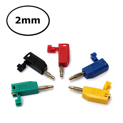 5Pcs 5 Farben 2mm Bananenstecker-Verbindungs Jack for Lautsprecher-Verstärker Mess Terminals Cooper Connectors,Kompakt und leicht 5Pcs 5 Farben 2mm Bananenstecker-Verbindungs Jack for Lautsprecher-Verstärker Mess Terminals Cooper Connectors,Kompakt und leicht von GUOPIN