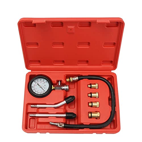 Autodiagnosegerät, PRO-Benzingasmotorzylinder-Kompressionsprüfgerät Öldruckmessgerät Kit Motor Auto HT2767,Schnelle Diagnose von GUOPIN