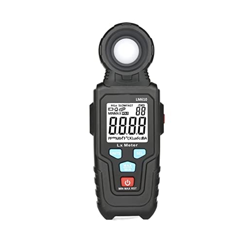 Belichtungsmesser, Light Meter 100000 LUX Digital Light Meter Licht Meter Digital Handumbungstemperatur Meter, eignet for Zimmer, Supermarkt, Bauernhof, Unternehmen Ambient Light Sensor Belichtungsmesser, Light Meter 100000 LUX Digital Light Meter Licht Meter Digital Handumbungstemperatur Meter, eignet for Zimmer, Supermarkt, Bauernhof, Unternehmen Ambient Light Sensor von GUOPIN
