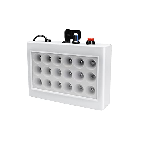 DJ-Licht für Partys, 18. LED Disko Dj 20w RGB. Blitzlichter AUTO Sound aktivierte Flash-Bühnenbeleuchtungseffekt for Party Club Xmas Dance-Geburtstag(White) von GUOPIN