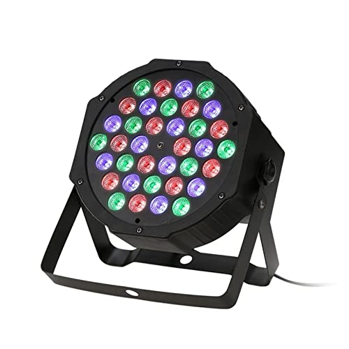 DJ-Licht für Partys, 36. LED RGBW 512 Phase flache PAR-Beleuchtungseffekt DJ. Disco Party Feiertag Weihnachten Bar Club Hochzeit Geburtstagsschaulichter von GUOPIN