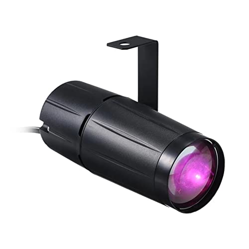 DJ-Licht für Partys, 5W-LED. Beam Spotlight Pinspot Lichtspiegelkugeln DJ. Disco Party Christmas Dance Urlaub Back Lights Bühnenbeleuchtungseffekt(Pink) von GUOPIN