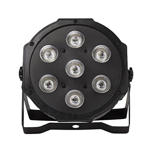 DJ-Licht für Partys, 7x1. 2W / 18W RGBWA + UV-LED Flache par helle mobile stecker ultra-ruhig fan familie geburtstagsparty theater hochzeit bühnenbeleuchtung(7x12W RGBW) von GUOPIN