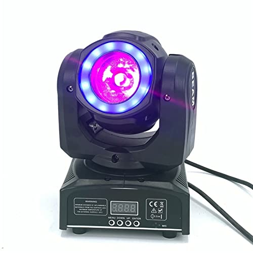 DJ-Licht für Partys, DJ. Beleuchtung Mini Moving Head 60W Strahlstufe LED-Licht mit 1 2LED RGB. Hell LED Strobe-Spot-Licht-DMX-Steuerung DJ-Licht für Partys, DJ. Beleuchtung Mini Moving Head 60W Strahlstufe LED-Licht mit 1 2LED RGB. Hell LED Strobe-Spot-Licht-DMX-Steuerung von GUOPIN