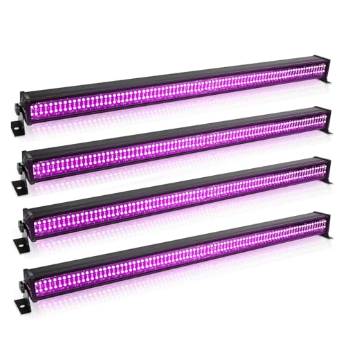 DJ-Lichtleiste, 4Pcs 80W LED Wall Washer Lichtleiste 336LED SMD RGBW Bühnenlicht 7000lm Außenbeleuchtung for Party Yard Gartengebäude von GUOPIN