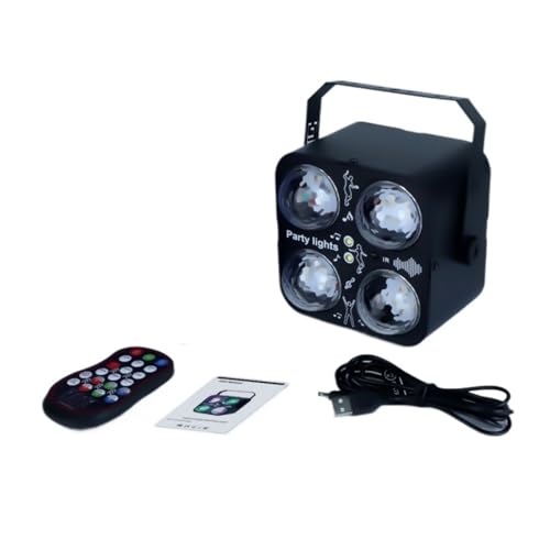 DJ-Lichtleiste, RGB LED Disco Licht Rotierenden DJ Ball Strobe Party Club Zeigen Strobe Lampe Mit Remote Sound Control Magie Dance Auto Geschenk DJ-Lichtleiste, RGB LED Disco Licht Rotierenden DJ Ball Strobe Party Club Zeigen Strobe Lampe Mit Remote Sound Control Magie Dance Auto Geschenk von GUOPIN